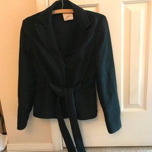 Women's Magaschoni Black Jacket Belted S